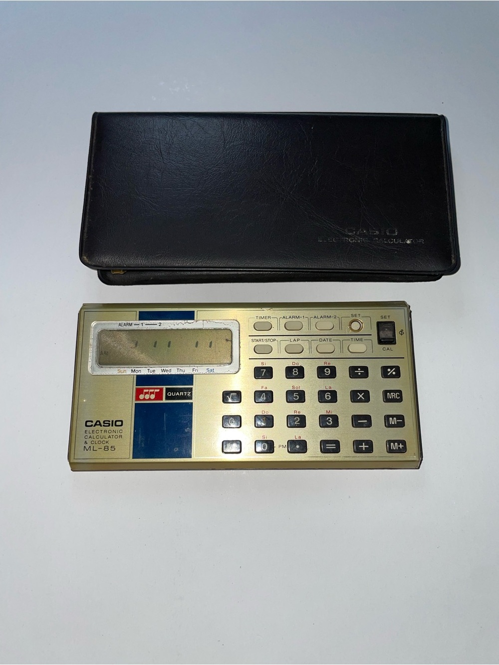 Casio ML-85 Rare Vintage Melody Calculator Alarm Clock JAPAN (Read Description)
